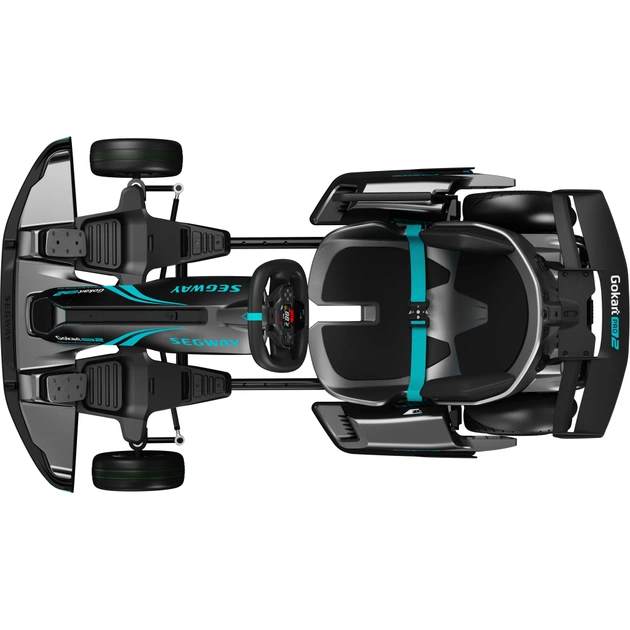 Електроскутер Segway Карт Ninebot GoKart PRO 2, сіро-блакитний (AA.04.04.01.0004) - зображення 4