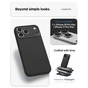 Чохол до мобільного телефона Spigen Liquid Air iPhone 18 Pro/17 Pro Matte Black (ACS12149) - зменшене зображення 7