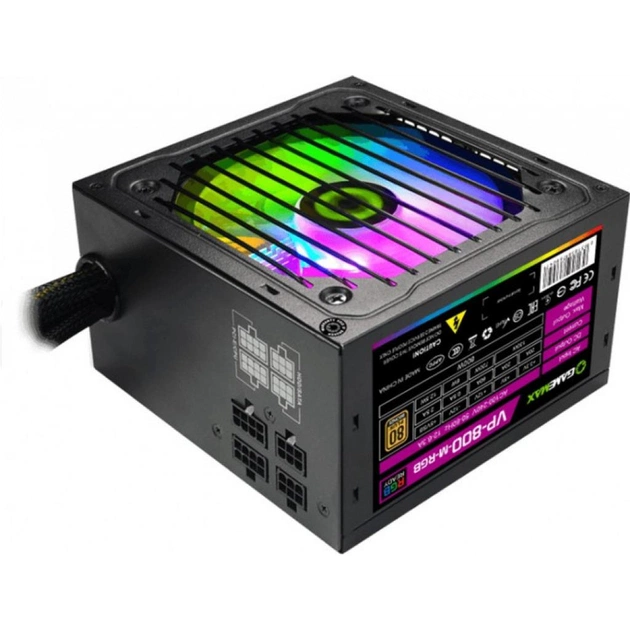 Блок живлення Gamemax 800W (VP-800-M-RGB) - зображення 1
