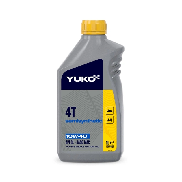 Моторна олива Yuko SEMISYNTHETIC 4T 10W-40 1л (4820070241938) - зображення 1