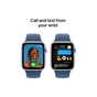 Смарт-годинник Apple Watch SE 2024 GPS 44mm Silver Aluminium Case with Denim Sport Band - S/M (MXEQ3QH/A) - зменшене зображення 4