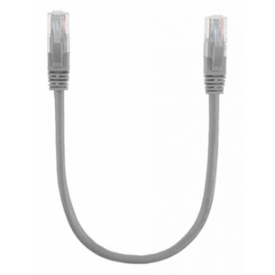 Патч-корд 0.3м, UTP, cat.5e, CCA, grey Ritar (PCR-CCA/0.3G) зображення 1