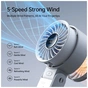 Вентилятор Jisulife Handheld Fan 7 black - зменшене зображення 8