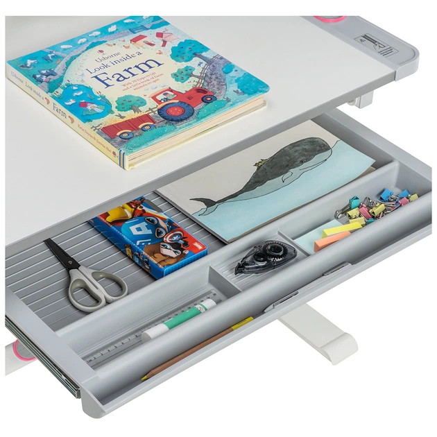 Парта зі стільцем FunDesk Littonia Pink - зображення 6