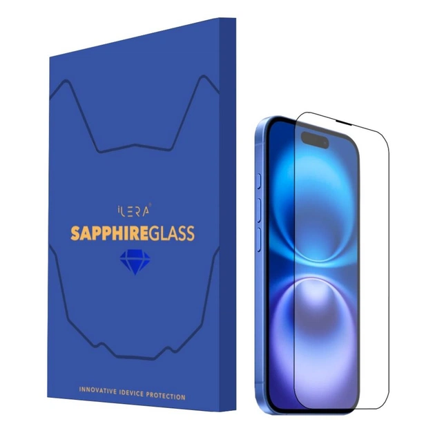 Скло захисне iLera Sapphire Ultra + Glass iPhone 16 Plus | 15 Plus (ILSPDL16PL) - зображення 1