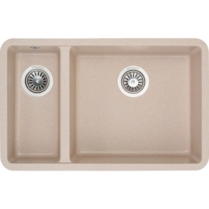 Мийка кухонна GRANADO Under top DOUBLE avena (gr3402) зображення 1