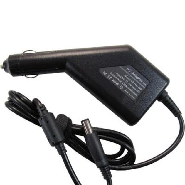 Блок живлення до ноутбуку AlSoft for HP 90W 19V, 4.74A, разъем 7.4/5.0(pin inside), автомобил (A40206) - зображення 1