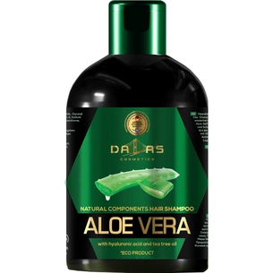 Шампунь Dalas Aloe Vera з гіалуроновою кислотою, натуральним соком алое й олією чайного дерева 1000 г (4260637729200) зображення 1