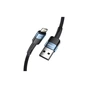 Дата кабель USB 2.0 AM to Lightning 2.0m 2.4A blue Essager (EXCL-XCA03) - уменьшенное изображение 2
