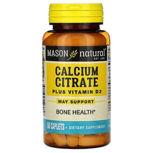 Вітамін Mason Natural Цитрат кальцію + Вітамін D3, Calcium Citrate Plus Vitamin D3 (MAV-12375) зображення 1