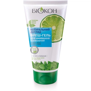 Гель для вмивання Біокон Натуральний догляд Освіжаючий 150 мл (4820160032583) зображення 1