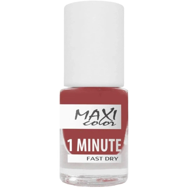 Лак для нігтів Maxi Color 1 Minute Fast Dry 046 (4823082004553) - picture 1