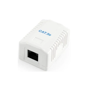 Комп'ютерна розетка Cablexpert RJ45x1 UTP, cat.5e (NCAC-1U5E-01) изображение 1