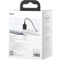 Зарядний пристрій Baseus 1xUSB 25W (USB-C) + Cable Type-C black (TZCCSUP-L01) - зменшене зображення 9