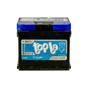 Акумулятор автомобільний Topla 54 Ah/12V TOP Euro (118 654) зображення 1