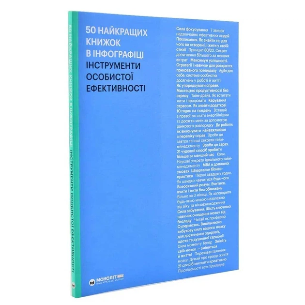 50 лучших книг в инфографике. Инструменты личной эффективности - изображение 1