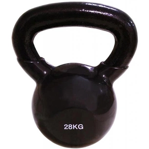 Гиря Spart Вінілова 28 кг Black (DB2174-28Blk) зображення 1