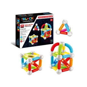 Конструктор iBlock Магнітний 31 деталь (PL-921-364) зображення 1