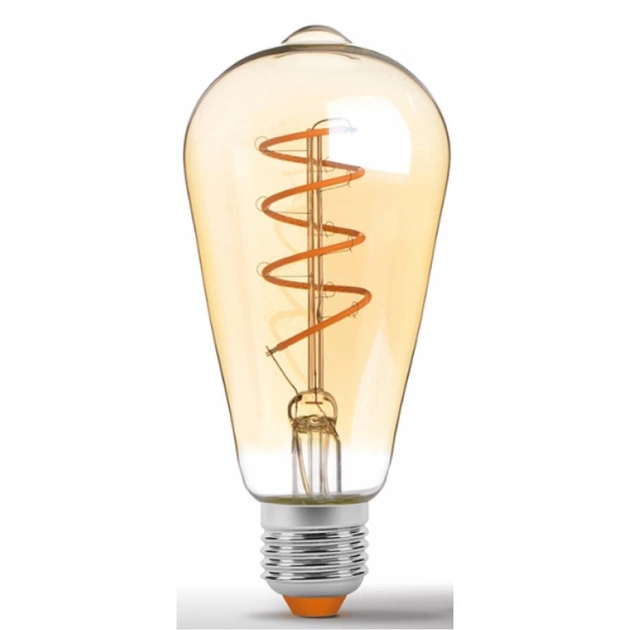 Лампочка Videx Filament ST64FASD 5W E27 2200K 220V (VL-ST64FASD-05272) - зображення 1