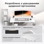 Компьютерный стол Anda Seat Xtreme 1600x800 White (AD-D-DD1-1600-07-W) - уменьшенное изображение 8