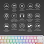 Клавіатура Ducky One 3 Mini Cherry MX Red RGB UA USB White (DKON2161ST-RUAPXPWWWSC1) - зменшене зображення 4