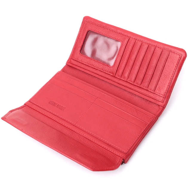 Гаманець ST Leather З натуральної шкіри Червоний (22699) - picture 6