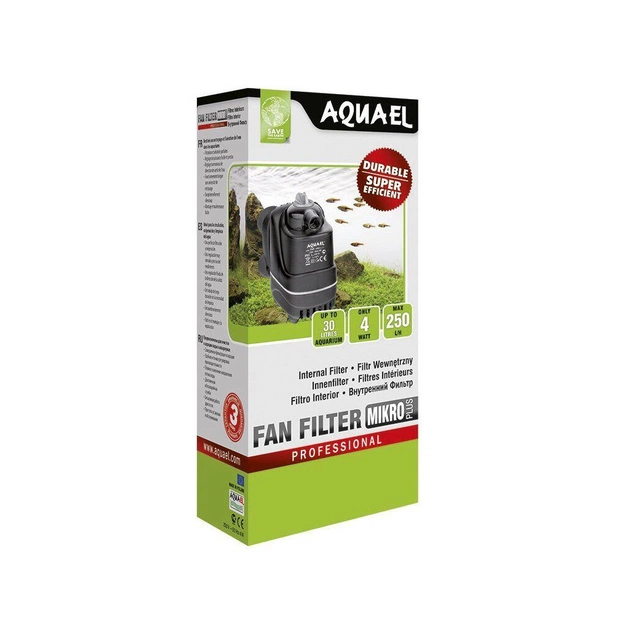 Фільтр для акваріума AquaEl Fan Mikro Plus внутрішній до 30 л (5905546060639) - picture 5