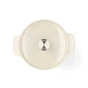 Каструля KitchenAid чавунна з кришкою 3,3 л Мигдалевий крем (CC006056-001) - зменшене зображення 3