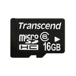 Карта пам'яті Transcend 16Gb microSDHC class 4 (TS16GUSDC4) зображення 1