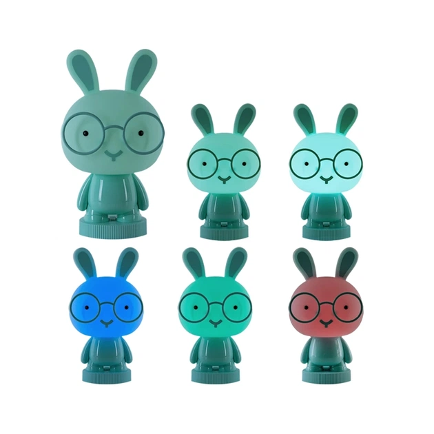 Нічник Kite Світильник LED з акумулятором Bunny, зелений (K24-490-1-4) - picture 4