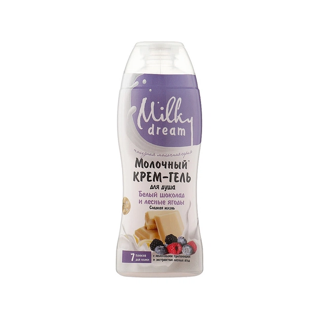 Гель для душа Milky Dream Белый шоколад и лесные ягоды 300 мл (4820205300073) - изображение 1