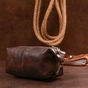 Косметичка Shvigel Шкіряна вінтажна Коричнева (16398) - зменшене зображення 8