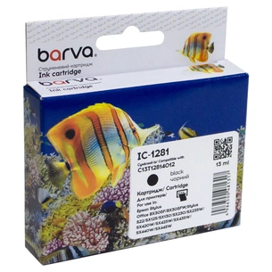 Картридж Barva Epson T1281 (C13T12814011/C13T12814012) 255с, black (IC-1281) зображення 1
