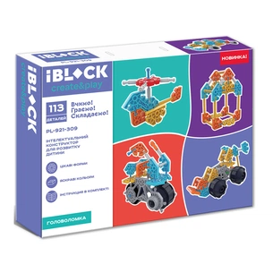 Конструктор iBlock Create&Play 113 деталей (PL-921-309) зображення 1