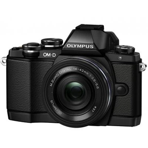Цифровий фотоапарат Olympus E-M10 Pancake Zoom 14-42 mm Kit black (V207023BE000) зображення 1