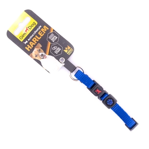 Нашийник для тварин GimDog Harlem нейлон 55-51 см/20 мм блакитний (8009632058689) зображення 1