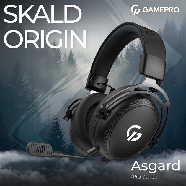 Гарнітура GamePro Asgard Skald Origin Black (HS850B) - picture 5