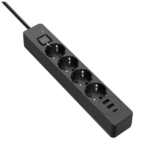 Мережевий фільтр живлення ColorWay CW-CHE432PDB, 4 розетки/3USB 2M (CW-CHE432PDB) изображение 1