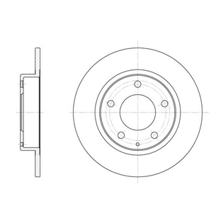 Гальмівний диск REMSA 6206.00 зображення 1