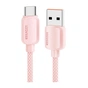 Дата кабель USB 2.0 AM to USB-C 1.0m 100W pink Essager (EXC7A-WL04-P) - уменьшенное изображение 1