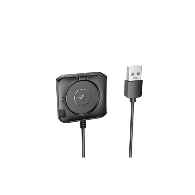 Зарядний пристрій HOCO Y28 Smart sports watch charging cable Black (6942007648509) - зображення 1