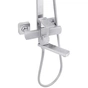 Душовий гарнітур Kroner Edelstahl Kubus-ESG063 + змішувач Edelstahl Kubus-ESG010 + змішувач Kroner Edelstahl Kubus-ESG05 (CVS30172) - уменьшенное изображение 4
