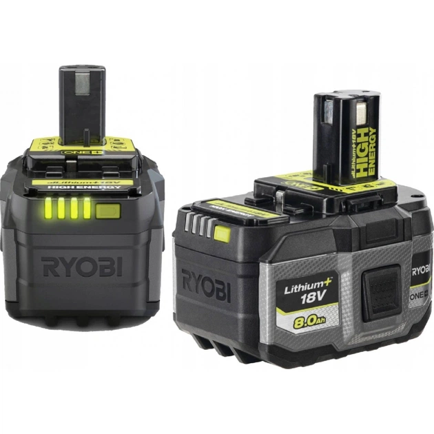 Акумулятор до електроінструменту Ryobi ONE+ RB1880T High Energy Lithium+, 18V, 8Ah, 1.3кг (5133006264) - picture 5