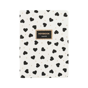 Книга записна Axent A6 Black&White, 60 аркушів клітинка (8711-7-A) зображення 1