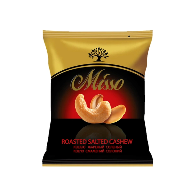 Горіхи Misso Ядра кеш'ю смажені з морською сіллю 75 г (4820232570166) - зображення 1