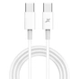 Дата кабель USB-C to USB-C 1.0m 20W CC-03W White Grand-X (CC-03W) - зменшене зображення 2