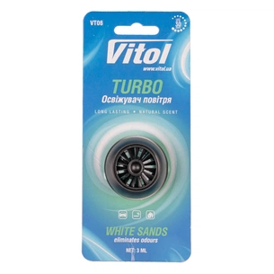 Ароматизатор для автомобіля VITOL Turbo White Sands (VT06) picture 1