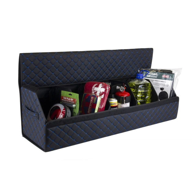 Сумка-органайзер EVAtech ECO XXL 30x30x100 см чорна з синьою ниткою (EHECEWBLBB) - picture 2