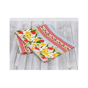 Рушник Руно вафельний набивний Весняні квіти -3, 45х80 см (202.15_Весняні квіти_3) зображення 1