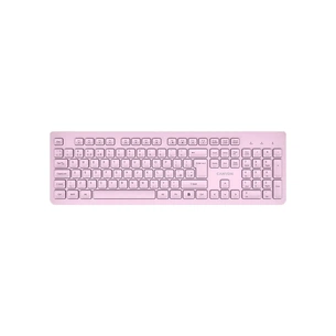 Клавіатура Canyon HKB-W01 Silent Wireless UA Pink (CNS-HKBW01P) зображення 1